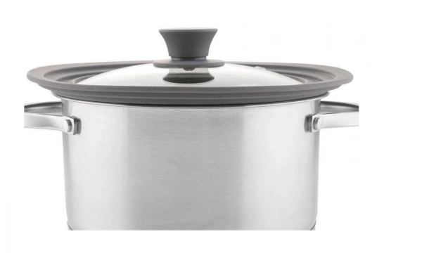 Кришка термостійка з силіконом 3 в 1 Florina 18/20/22 см (3P0079) фото 2