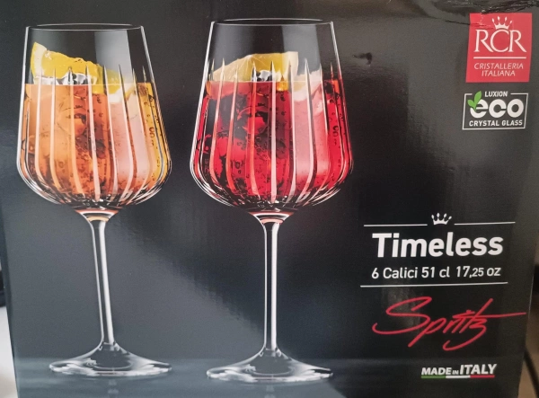 Набір келихів для коктейлю RCR TIMELESS 490мл 6шт (28040020106) фото 2