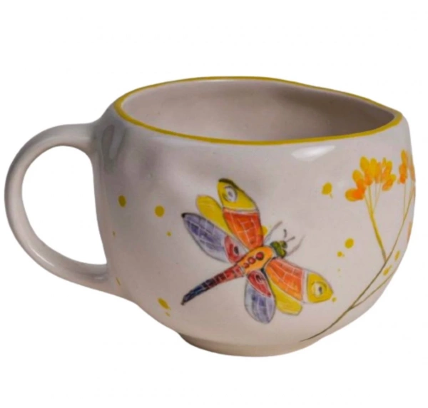 Горня низьке Покутська Кераміка Акварель бабка 0,45л (A0121) фото 3