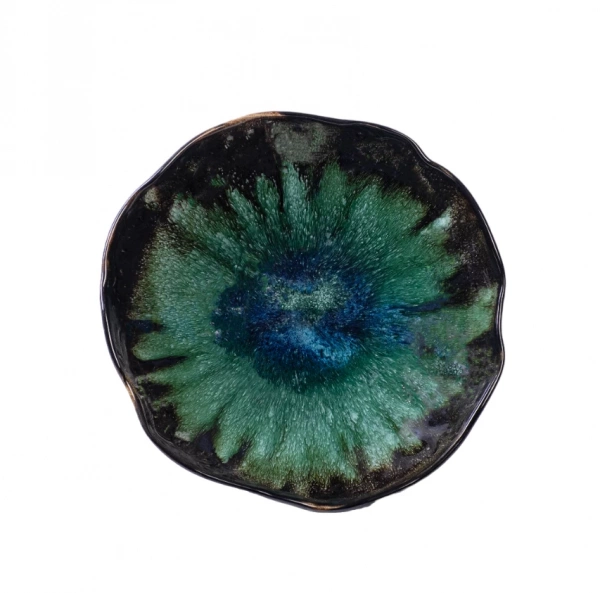 Миска Покутська Кераміка Росохан зелена 0,35л (R020104) фото 2