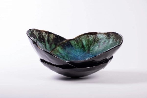 Миска Покутская Керамика Росохан зеленая 1,5л (R020304) фото 2