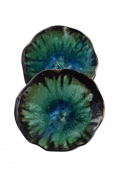 Миска Покутская Керамика Росохан зеленая 1,5л (R020304) фото 3