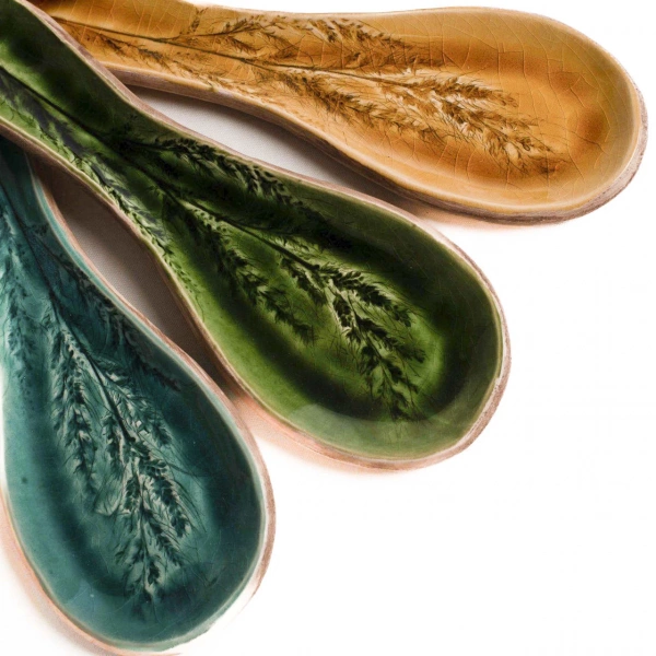 Підставка під ложку Покутська Кераміка Флора жовтий 23см (F13010308) фото 3