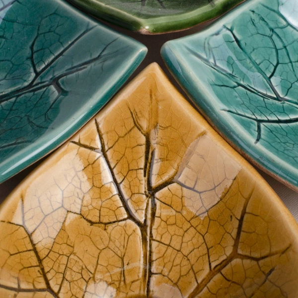 Соусник капелька Покутская Керамика Флора желтый 0,1л (F1201050710) фото 2