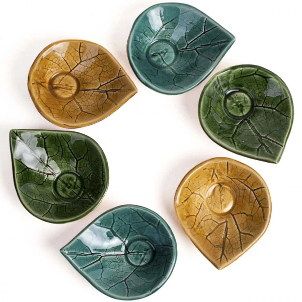 Соусник капелька Покутская Керамика Флора желтый 0,1л (F1201050710) фото 3