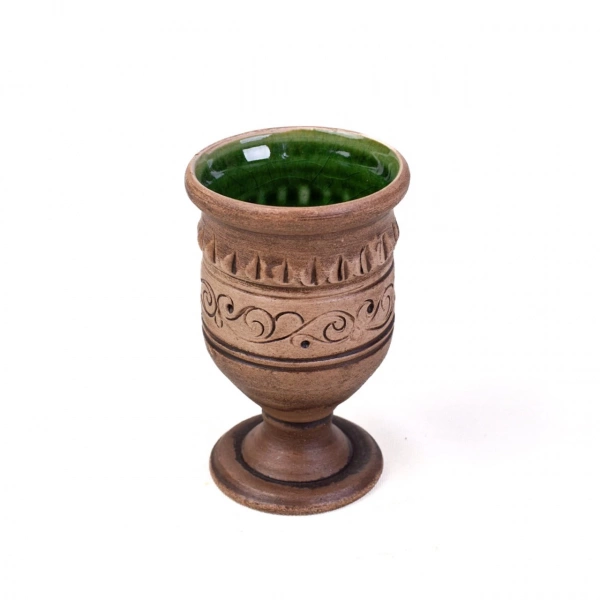 Келих на ніжці Покутська Кераміка Шляхтянський 0,1л (S060204) фото 3