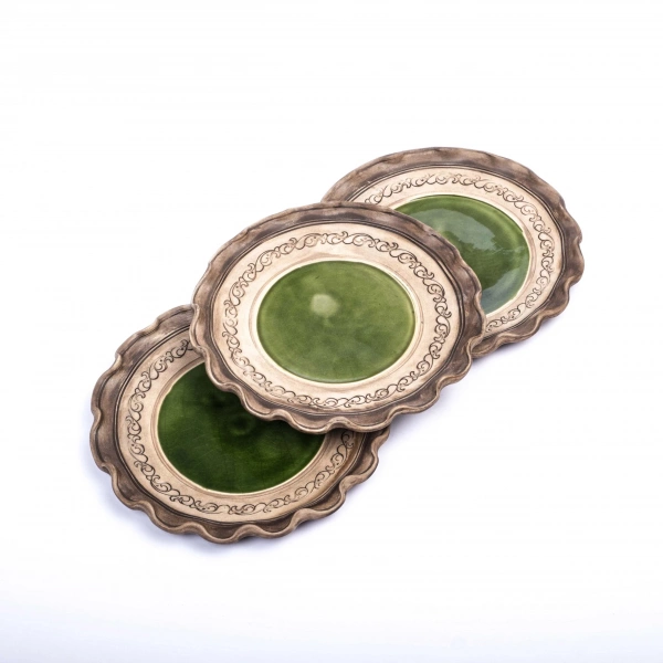 Тарілка десертна Покутська Кераміка Шляхтянський 20см (S0501) фото 2