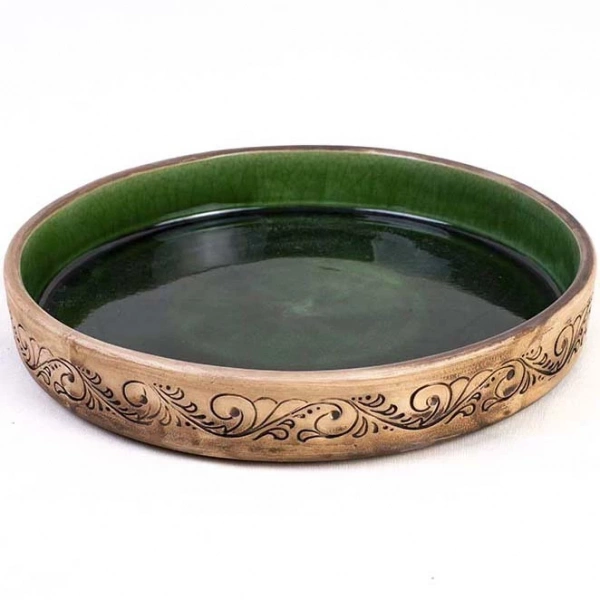 Таця Покутська Кераміка Шляхтянський 25см (S050205) фото 3