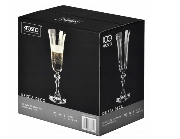 Келих для шампанського KROSNO KRISTA DECO 150мл (788272.1) фото 2