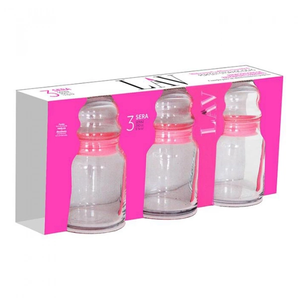 Банка для сипучих в упаковці LAV 290мл 3шт (Ser82PK0001A) фото 2