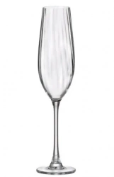 Набор бокалов для шампанского Bohemia Columba Optic 260мл-2шт (b1SI81-opt24)