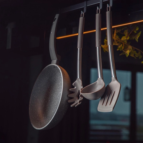 Ополоник метал з силіконом Florina LAVA 31см (4C0141) фото 3