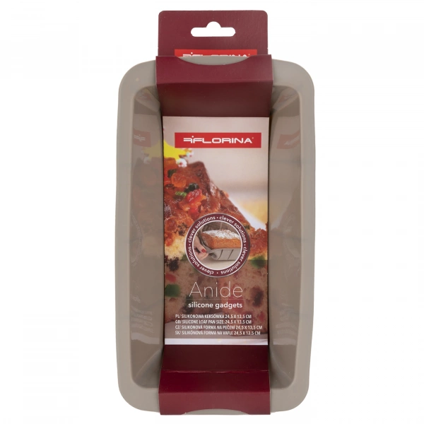 Форма для випічки хліба силікон прямокутна Florina Anide 24,5x13,5см (4K2122) фото 5