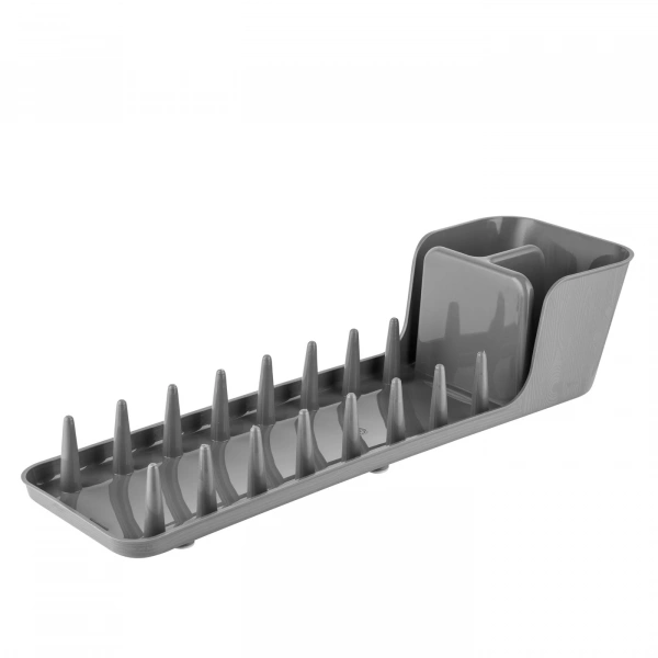 Сушилка для посуды пластик Florina 44,5х10,2х13,8 см Gray (4O5050) фото 3 Сушилка для посуды пластик Florina 44,5х10,2х13,8 см Gray (4O5050) фото 3