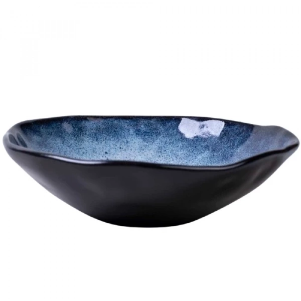 Миска Покутська Кераміка Росохан Широка синя 0,9л (R020205) фото 5