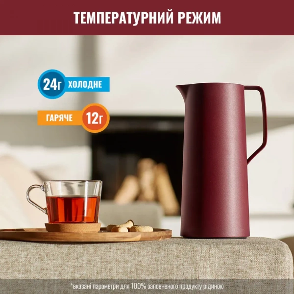 Термоглечик Tefal Motivo 1.0 л бордовий (N4170210) фото 5
