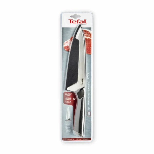 Ніж шеф-кухаря з чохлом Tefal Comfort 20 см (K2213244) фото 5