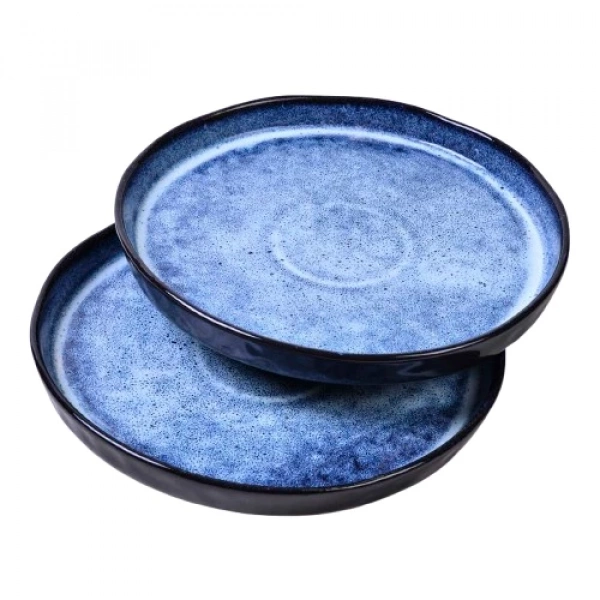 Таця Покутська Кераміка Росохан синя 24см (R050205) фото 5