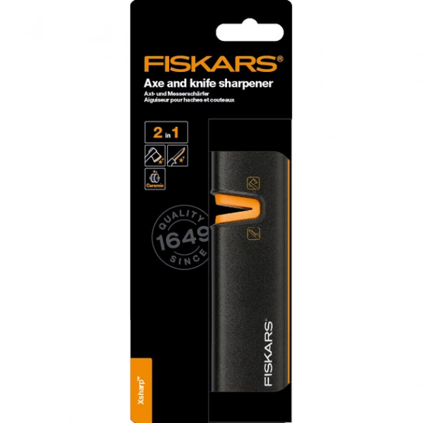 Точило для ножей Fiskars Edge, 16.5х3.5см, керамика, пластик, черный (1003098) фото 5