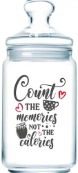 Банка для сыпучих Luminarc Club Count The Memories 1л (V6680)