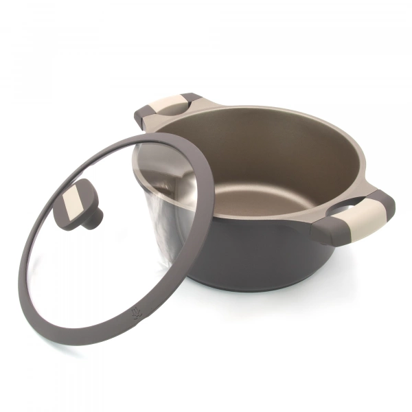 Каструля алюмінієва протипригарна Lessner Delizia Pfluon D=20см 2,4л (55883-20) фото 5