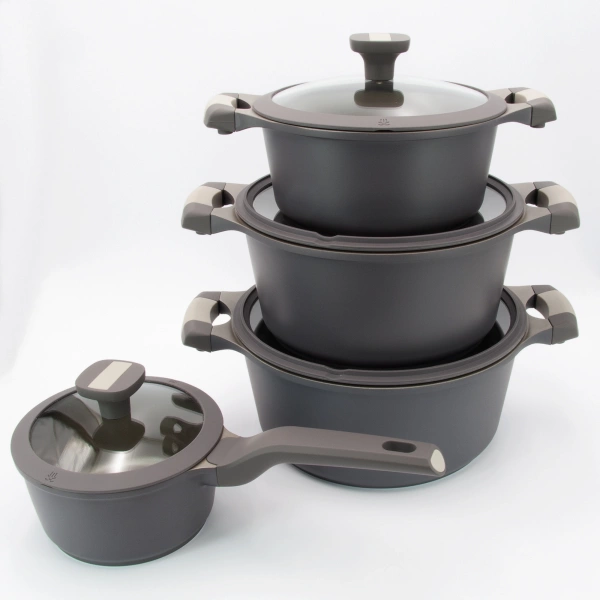 Ківш алюмінієвий протипригарний Lessner Delizia Pfluon D=16см 1,4л (55883-16s) фото 6