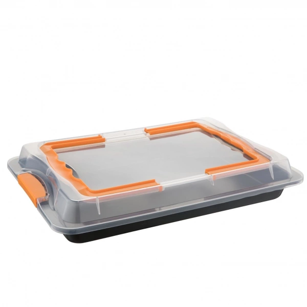 Форма для випічки прямокутна з кришкою Florina 42х29х4см (5B1532) фото 2