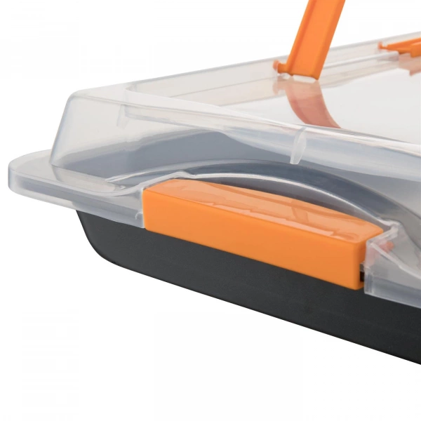 Форма для випічки прямокутна з кришкою Florina 42х29х4см (5B1532) фото 4