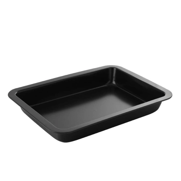 Форма для випічки прямокутна протипригарна чорна Florina 40x32x5см (5B1533) фото 2