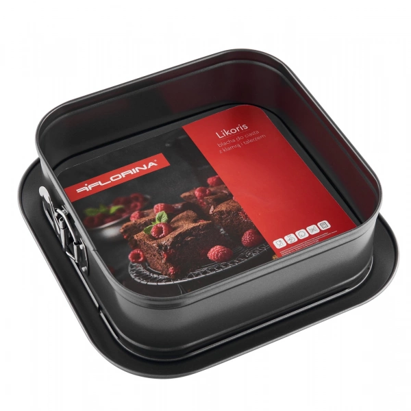 Форма для випічки роз'ємна квадратна Florina 24х24х8см (5T1220) фото 4