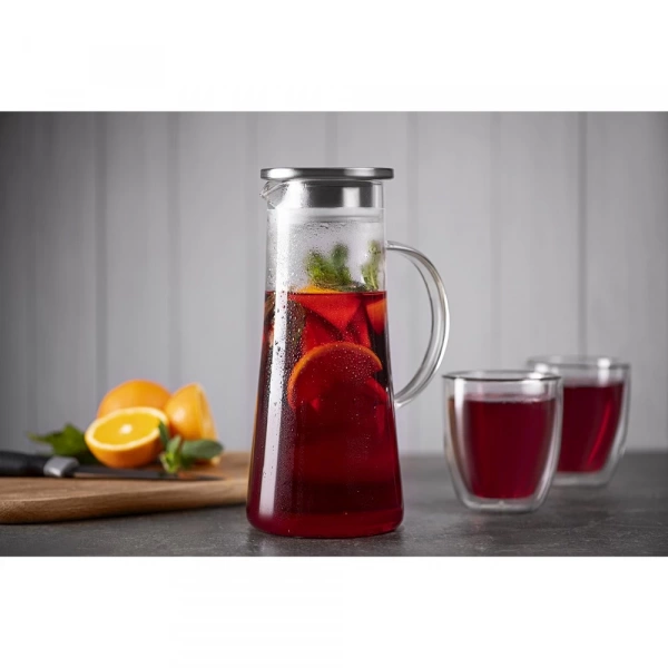 Глечик з кришкою Ardesto 1400мл (AR2614PG) фото 4