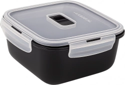 Ємність для їжі квадратна Luminarc Pure Box Active Black 760мл (V1474)