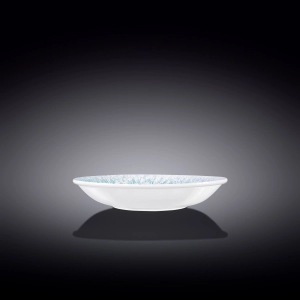 Тарілка глибока кругла Wilmax Coral Blue Graphics 20см,230мл (WL-671611 / A) фото 2