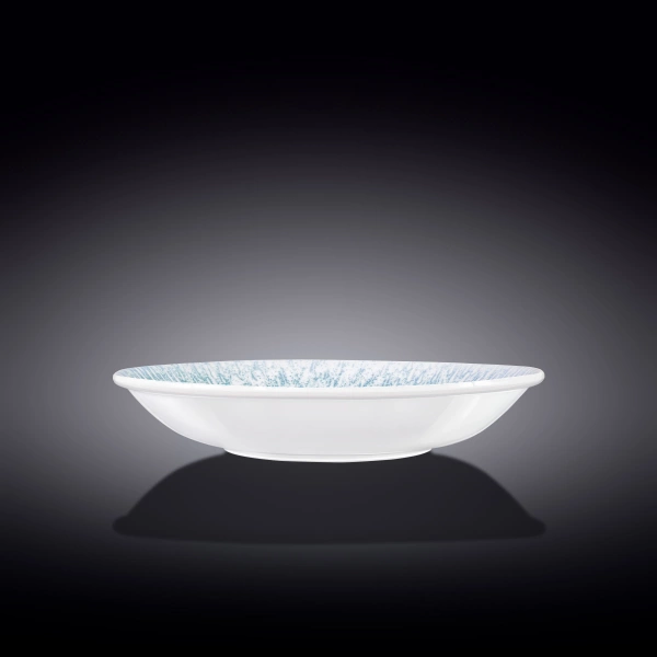 Тарілка глибока кругла Wilmax Coral Blue Graphics 28см,325мл (WL-671614 / A) фото 2