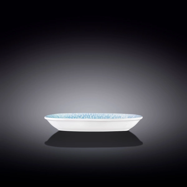 Блюдо поглиблене овальне Wilmax Coral Blue Graphics 20х11см (WL-671642 / A) фото 2