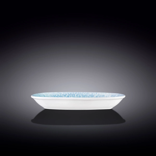 Блюдо поглиблене овальне Wilmax Coral Blue Graphics 25х15см (WL-671643 / A) фото 2