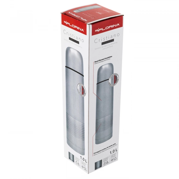 Термос з нержавіючої сталі Florina Cristiano Strong 1л (5T1102) фото 7