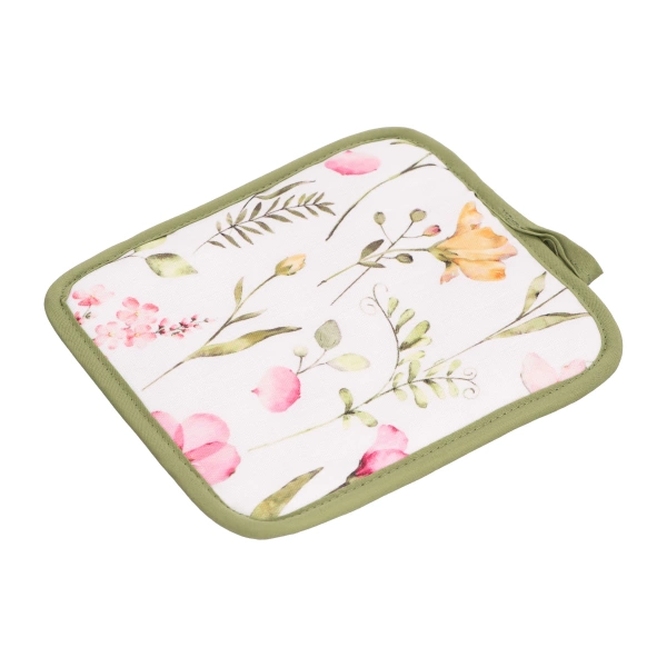 Набір прихваток кухонних Ardesto Spring Flowers 18х20см, 18х30см білий (ART14FL) фото 7