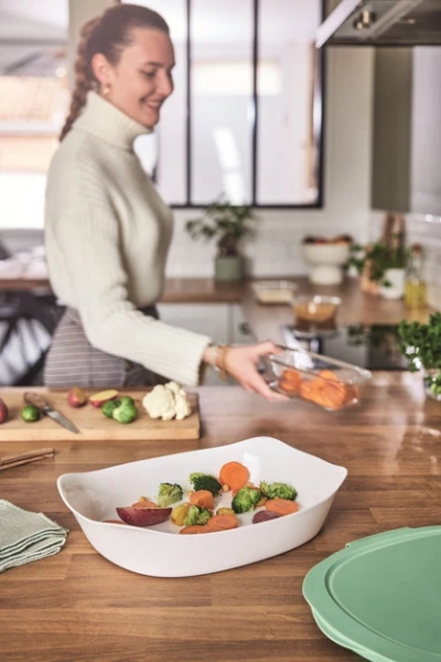 Форма для запікання прямокутна Luminarc Smart Cuisine з пластиковою кришкою 34×25 см (V5944) фото 8