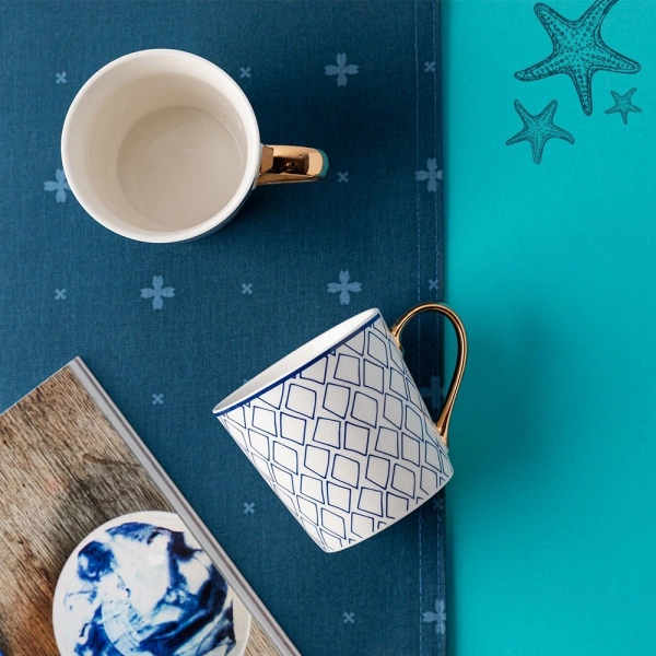 Набір декоративних серветок на стіл Florina Blue 35х45х2см, 2шт. (8M7418) фото 2