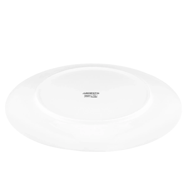 Тарілка десертна Ardesto Capri, 19.2см, порцеляна, біло-блакитний (AR0419CWB) фото 3