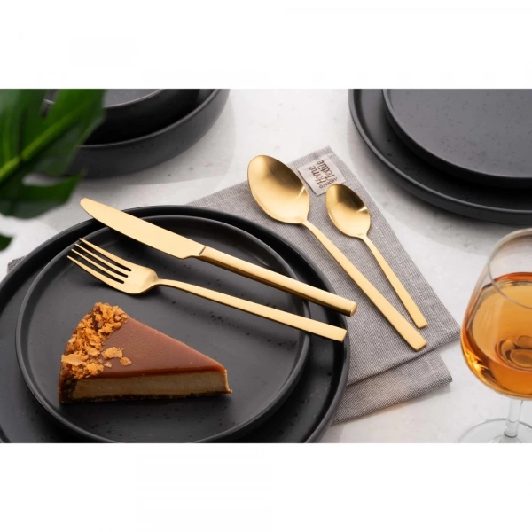 Набір столових приборів Ardesto Black Mars Favola 4пр золотий (AR0704FSG) фото 4