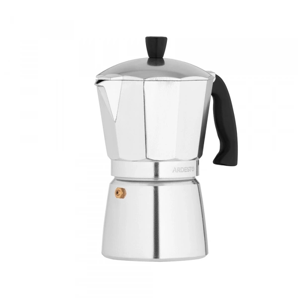 Гейзерна кавоварка Ardesto Gemini Cremona, 0.24л, 6 чашок, алюміній (AR0806AG) фото 6