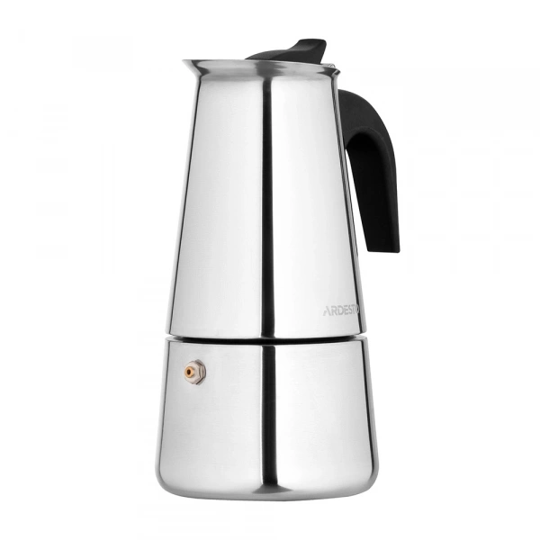 Гейзерна кавоварка Ardesto Gemini Apulia, 0.3л, 6 чашок, нержавіюча сталь (AR0806SS) фото 6