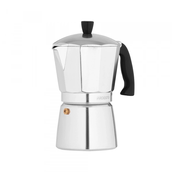 Гейзерна кавоварка Ardesto Gemini Cremona, 0.4л, 9 чашок, алюміній (AR0809AG) фото 6