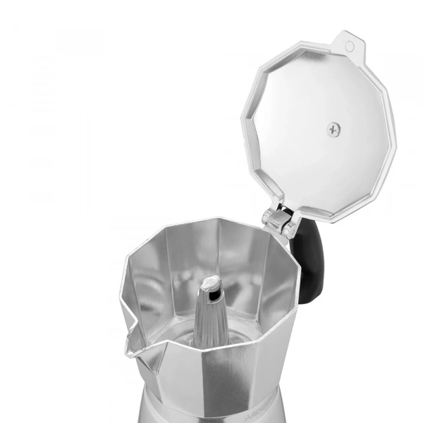 Гейзерна кавоварка Ardesto Gemini Cremona, 0.4л, 9 чашок, алюміній (AR0809AG) фото 8