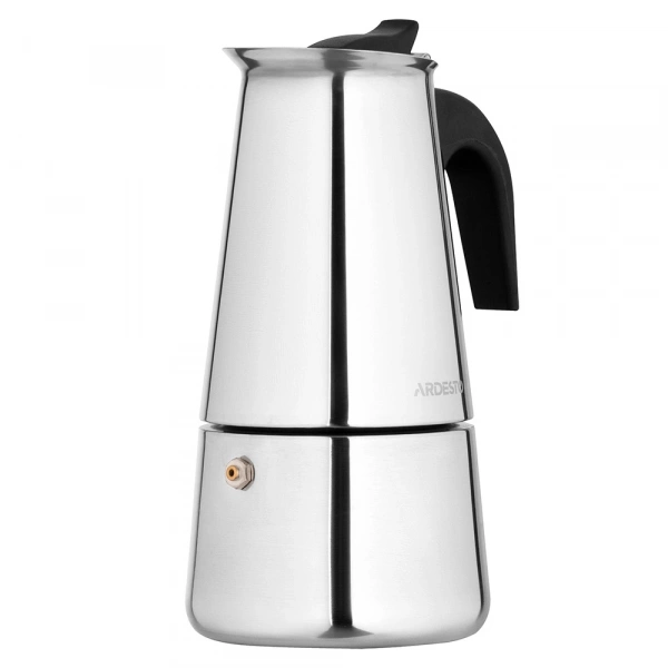 Гейзерна кавоварка Ardesto Gemini Apulia, 0.45л, 9 чашок, нержавіюча сталь (AR0809SS) фото 6
