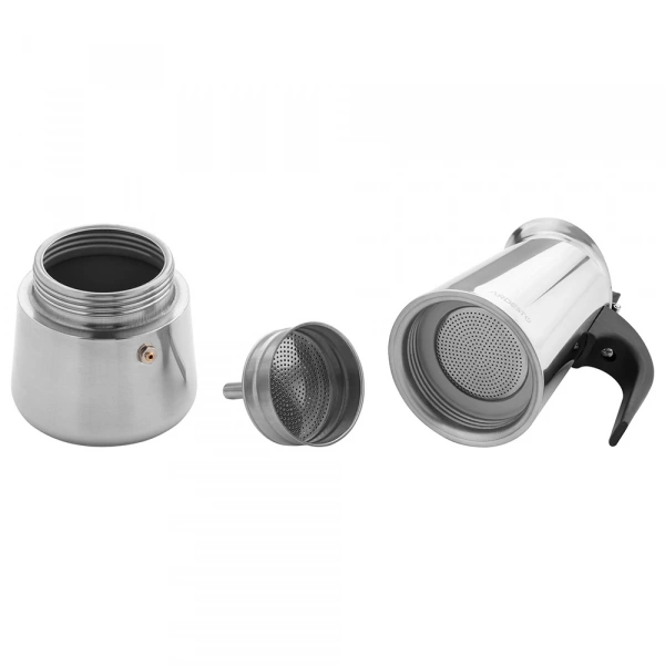 Гейзерна кавоварка Ardesto Gemini Apulia, 0.45л, 9 чашок, нержавіюча сталь (AR0809SS) фото 9