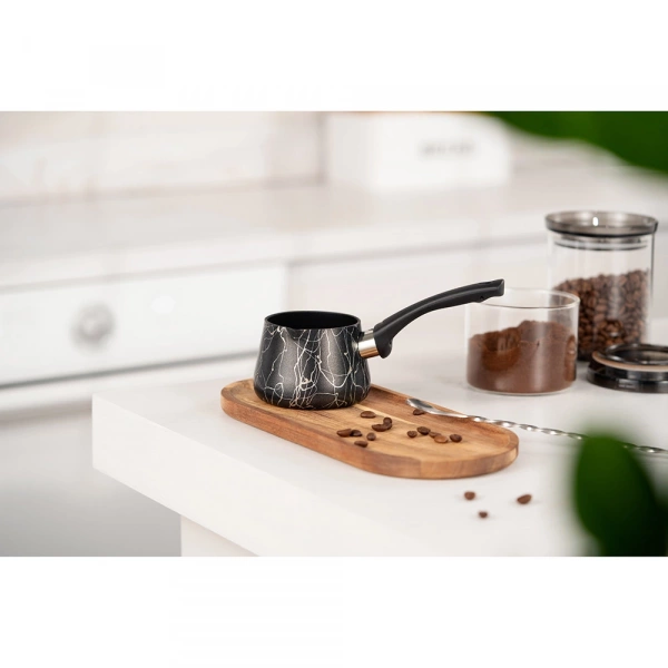 Турка Ardesto Black Mars, 0.35л, алюміній, бакеліт, чорний (AR0835SG) фото 3