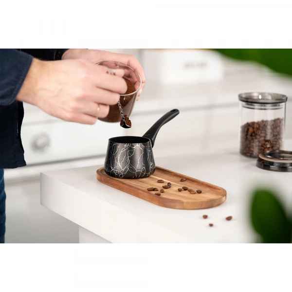 Турка Ardesto Black Mars, 0.35л, алюміній, бакеліт, чорний (AR0835SG) фото 4